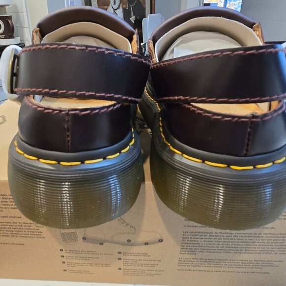 Dr. Martens Laketen Size Men's Sz 11 Atlas Leather Slingback Platform Mules NEW - Picture 6 of 15